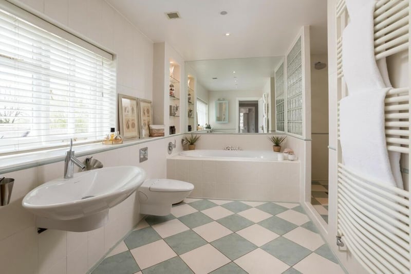 One of the bathrooms. Photo by Fine and Country