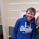 Stoneleigh Ladies Choir's new musical director, Seb Farrall and the choir's out-going musical director Karen Whyte. Photo supplied