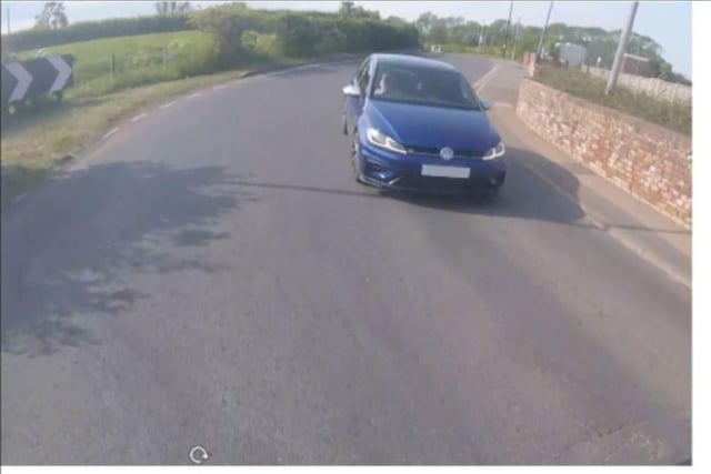 This driver was caught on camera on Main Street, Newbold in Rugby on 22 May 2023 and was fined £200 and received 6 points on their driving licence