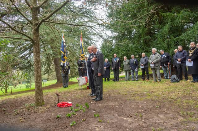 A service to mark the 80th anniversary of the sinking of HMS Warwick was held earlier this week, in the grounds of Warwick Castle.  The Royal Naval Association - Warwick Branch organised the event, which was held close to the Memorial tree in the castle grounds.