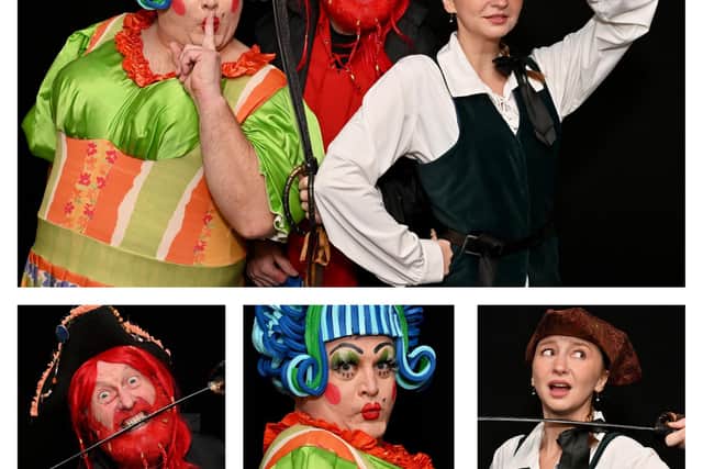 Colourful scenes from the panto at Rugby Theatre. Pictures: Martin Pulley