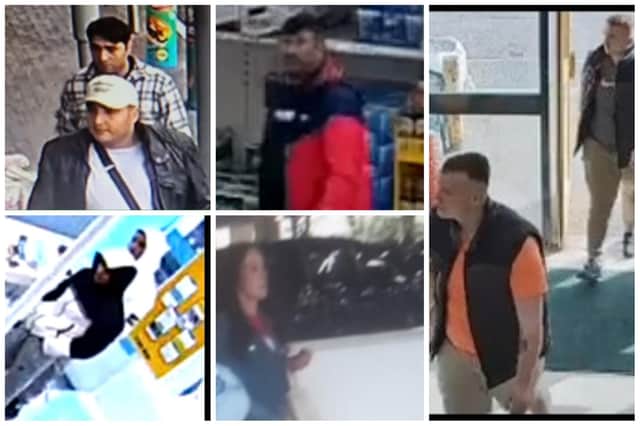 Police are appealing for help to identify these people who may have information that could help with shoplifting investigations in Warwickshire.
