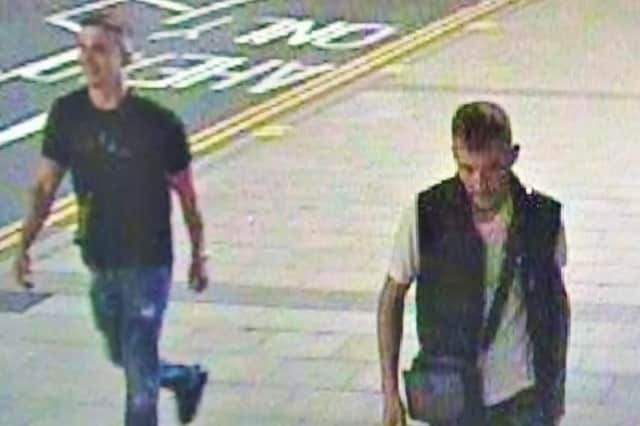 Police believe these man may have information about an unprovoked attack that took place outside Dodo Pizza on Warwick Street in Leamington around 3.30am on August 7.