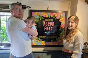 Nick and Emma Woodhouse and their daughter. Photo supplied