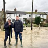 Helping after the floods in Wolston.