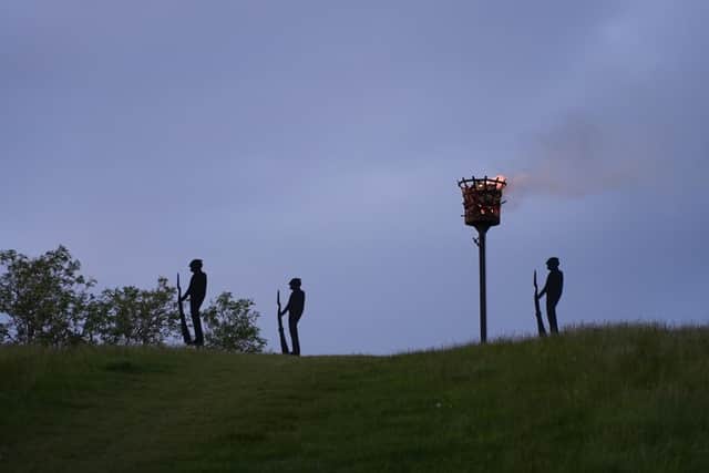 The beacon at Newbold Comyn in Leamington will be lit as part of the VE Day 80th Anniversary commemoration events across Warwick district. Picture supplied.