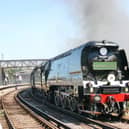 Historic steam loco Tangmere hauling the Northern Belle