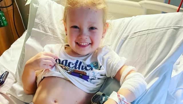Lilah has been brave throughout her treatment.