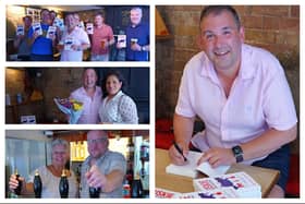 Rugby author Matthew Francis held his book signing event at The Squirrel pub in Rugby on July 21.