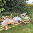 Fly-tipping - unsightly and costly. Photo: North Warwickshire Borough Council.