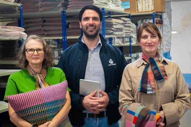Emma Sewell, Robby Abuaita and Harriet Wallace-Jones