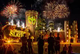 Dragon Slayer at Warwick Castle - picture submitted.
