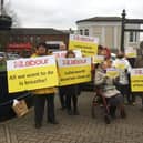 Protestors will again be out in Lutterworth