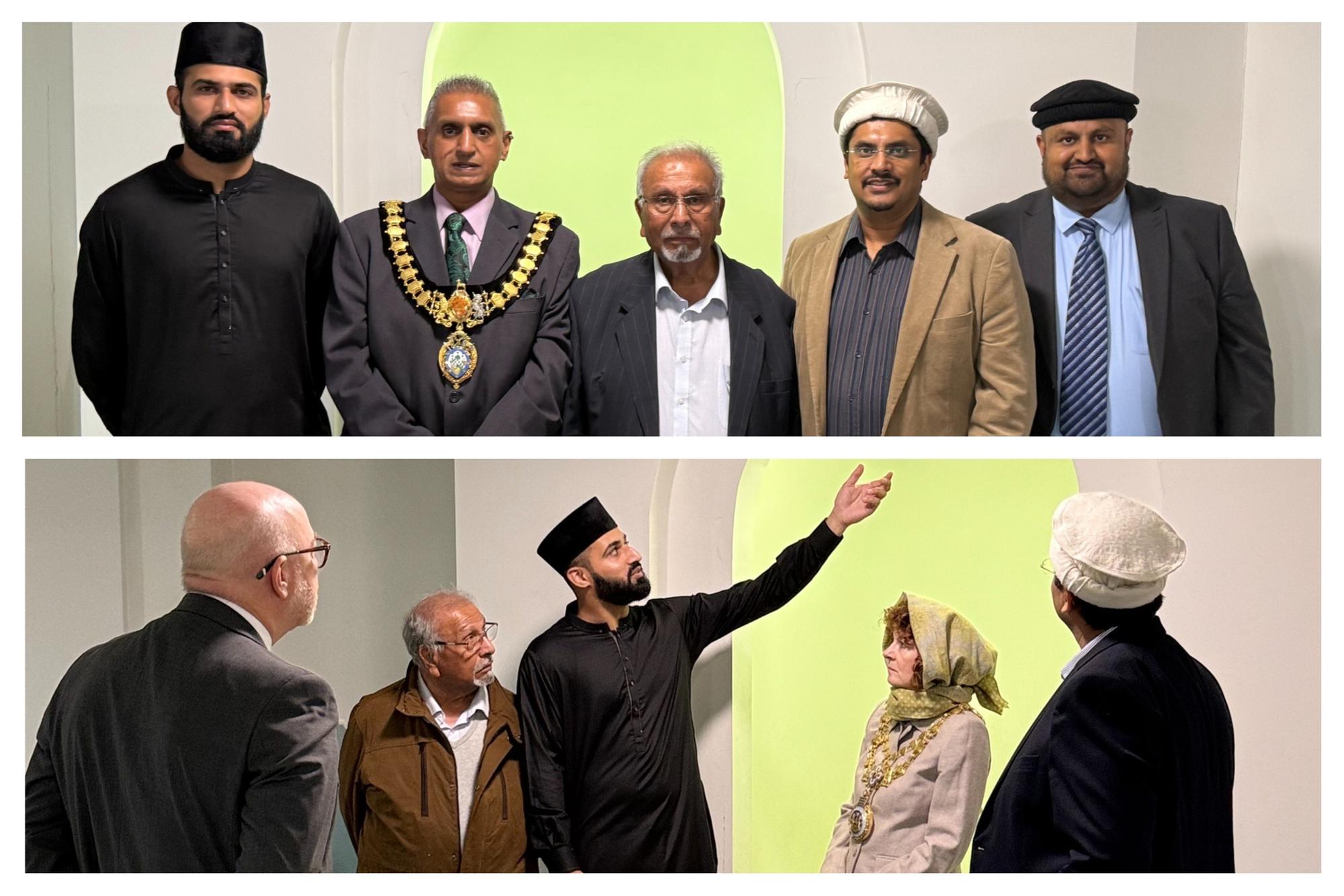 Muslim community welcomes Leamington and Warwick mayors to its mosque ...