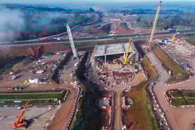 The A46 Kenilworth Bypass box structure. Credit: HS2.