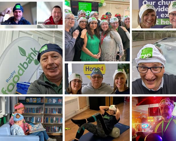 The fundraiser collected £9,000 for the debt relief charity in Rugby.
