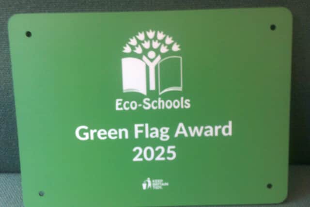 Green Flag Award Plaque