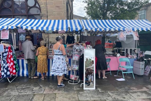 Visitors enjoyed music from 1930s to the 1960s, as well as pop-up bars and more than 40 stalls showcasing a variety of vintage items, arts, crafts and local produce.