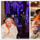 Is Aileen the oldest trick or treater in the UK? (Photo: Thurlaston Meadows care home)