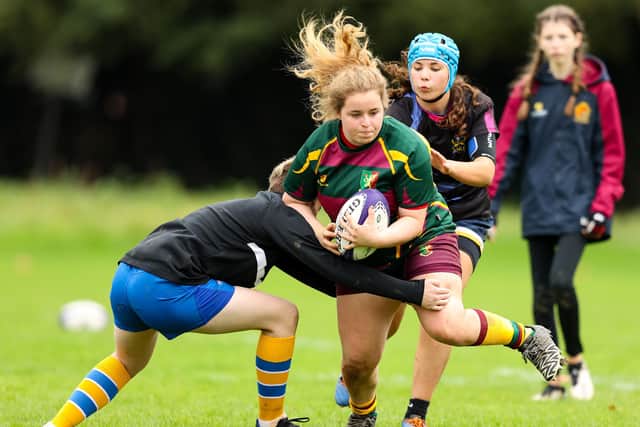 Photo by Nick Browning | Nick B Images - Wasps Junior Girls Rugby Camp at Earlsdon RFC on Wednesday 27 October 2021
