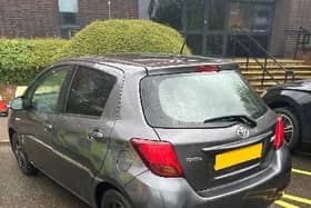 The car was stolen.