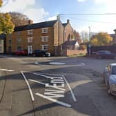 Cordons were set up around the railings in West End, as well as around the old Post Office building in High Street, while a police car blocked a driveway just off the mini roundabout by the Station Road sign in West Haddon.