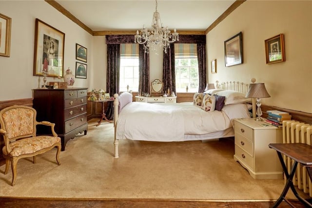 One of the bedrooms. Photo by Savills
