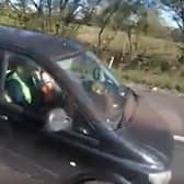 Officers detected a total of 107 offences during the latest Operation Tramline on the M40 and M42 in Warwickshire. During the operation between November 6 and 9, officers used a National Highways owned supercab to patrol the motorways to observe driver behaviours in all vehicles. Photo by Warwickshire Police
