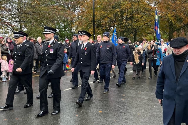 The Remembrance Sunday parade and service in Kenilworth. Picture courtesy of Kenilworth Town Council.