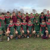 Old Laurentians Colts pose for the camera after they secured their spot in the last eight of the National Colts Cup