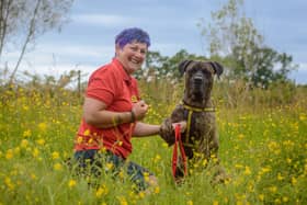 Dogs Trust Kenilworth volunteer Debs Shaw has now become best buds with Yogi Bear, a Presa Canario, who has been with the centre for over 800 days and is searching for a home.