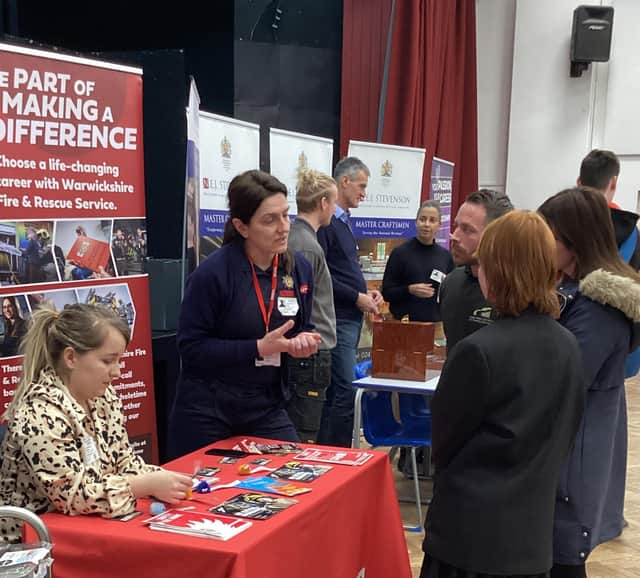 The careers day was a success.