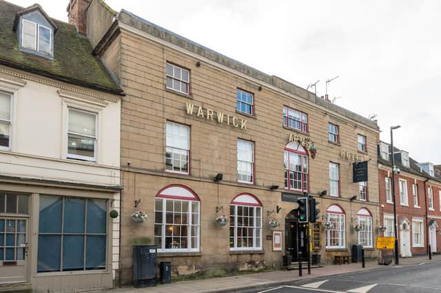 The Warwick Arms Hotel in High Street in Warwick, is being refurbished, by it's new owners who took over in June 2022. Photo by Mike Baker