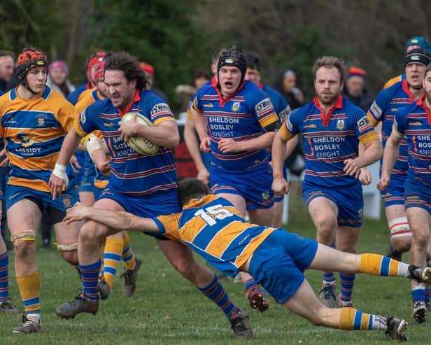 Old Leamingtonians sealed a narrow derby day win. Pic by Ken Pinfold.