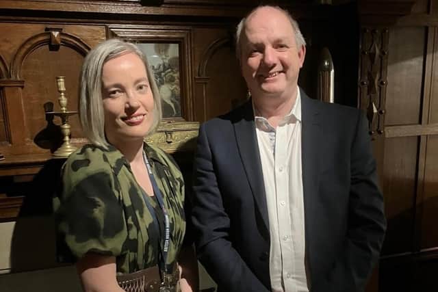 Amy Forster-Smith & Stephen Laing from the Museum