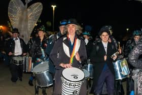 A library picture of the samba band. Picture: Pat Joyce.