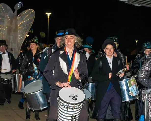 A library picture of the samba band. Picture: Pat Joyce.