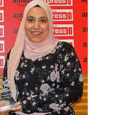 Coventry University’s Rima Ayoubi, who named joint-winner in the broadcasting (television) category. Rima submitted an “immensely powerful yet harrowing” entry, entitled ‘Endless Darkness,’ about the hidden secrets in Syrian prisons. Photo supplied
