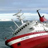 Georgie Hale and her husband were forced to flee the MV Explorer when the ship struck submerged ice and began sinking.