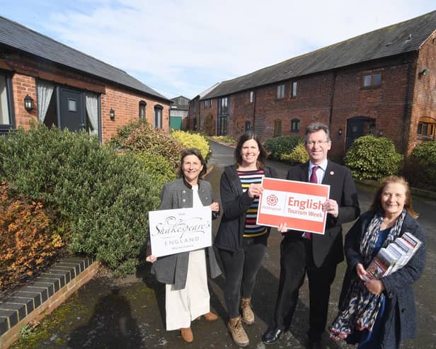 Left to right; Helen Peters, Zoe Bell, Sir Jeremy Wright MP, Alix Dearing