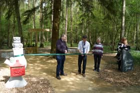 The opening of the Little Oaks Memorial Garden at Oakley Wood Crematorium. Picture supplied.
