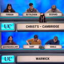 A team of students from the University of Warwick reached the final of this year’s University Challenge. Photo supplied by The University of Warwick
