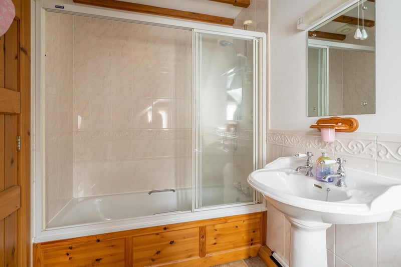 One of the bathrooms. Photo by DM & Co. Homes