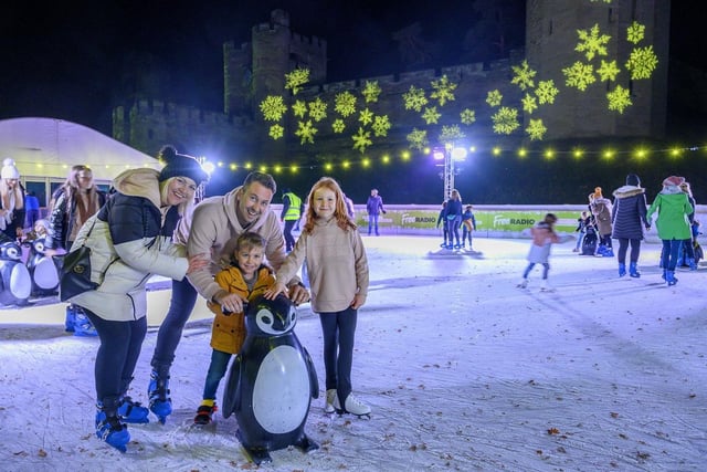 One of the highlights of Warwick Castle Christmas - for adults and children alike - is the super skating rink