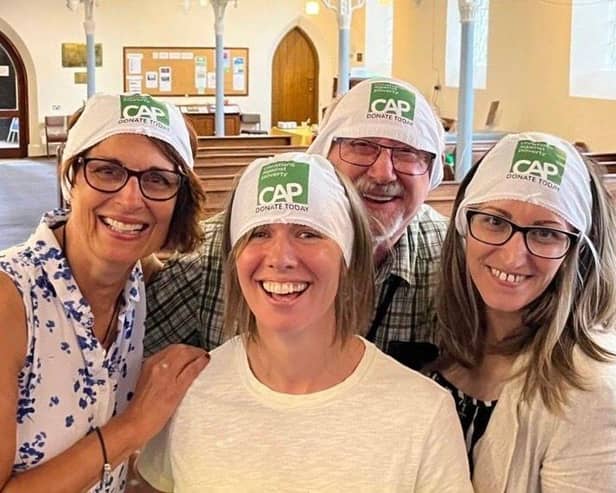 CAP team raise awareness of free debt help by 'wearing briefs for debt relief'