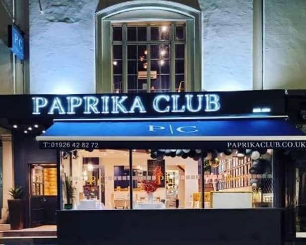 Paprika Club is one of the participating restaurants in the A Taste of Leamington charity event. Picture supplied.