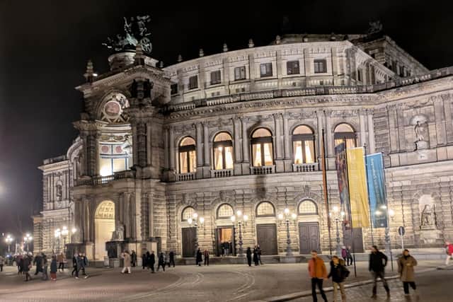 The majestic Semperopera in Dresden