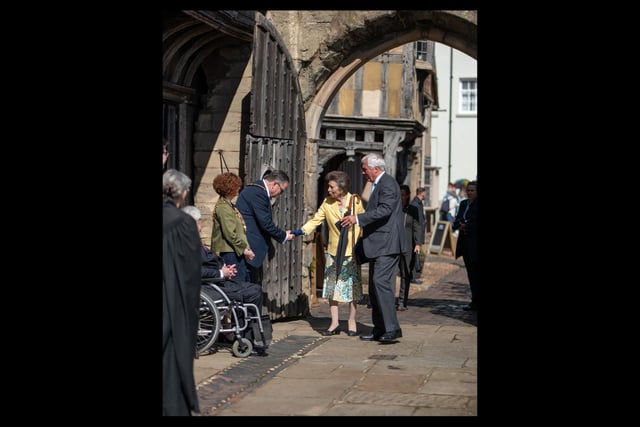 In Pictures: HRH Princess Anne visits Warwick's Lord Leycester