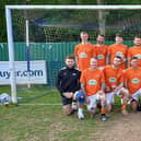 Division 1 Cup winners Rugby Borough Royals