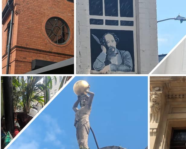 Can you identify these places in Leamington's Old Town?